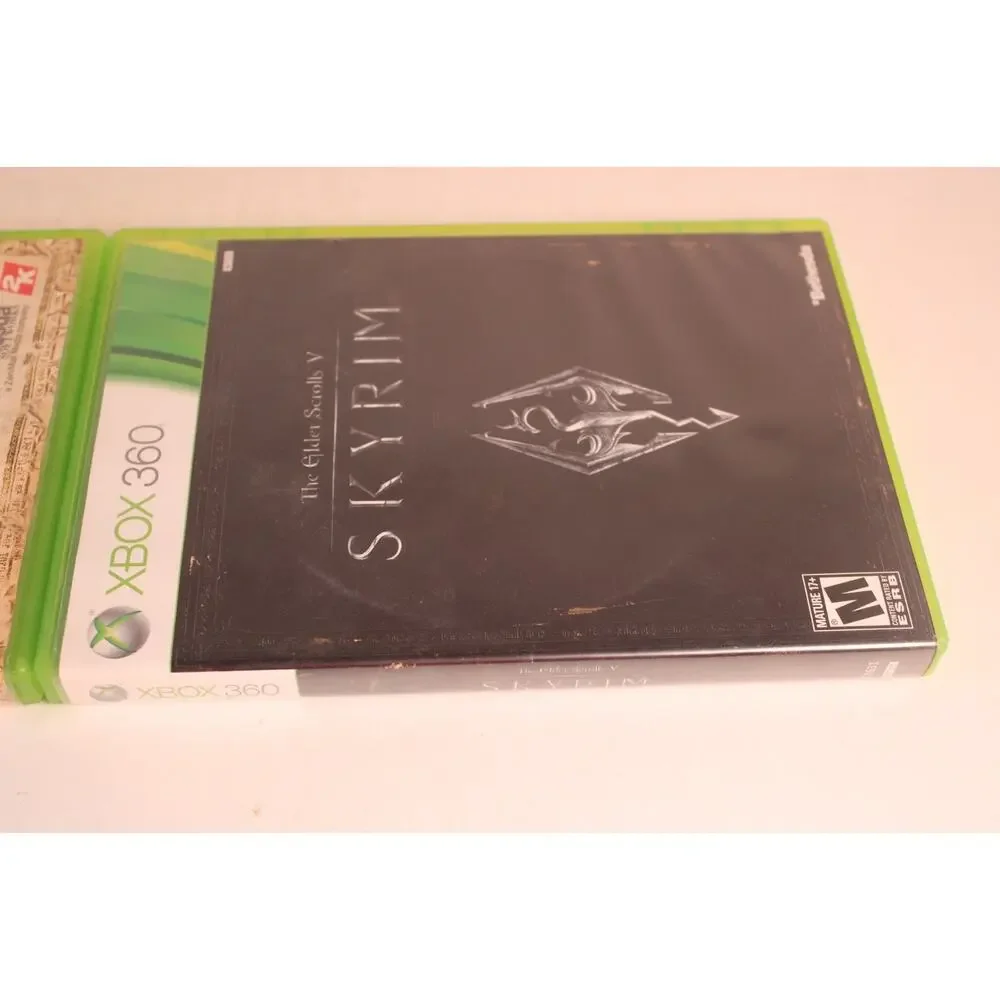2 games: The Elder Scrolls IV and V Skyrim and Oblivion (Xbox 360) Authentic